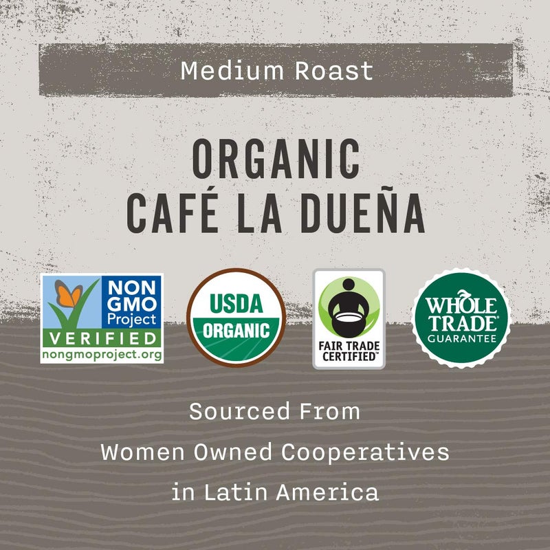 Allegro Coffee Organic Cafe La Duena Ground Coffee, 12 oz - Image 2